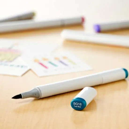 Copic&reg; Sketch Marker, Blue Greens BG18 Teal Blue {3}
