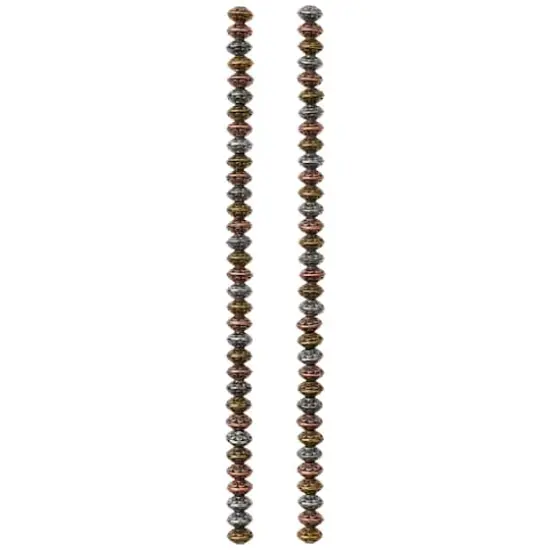 Carved Metal Bicone Beads, 6mm by Bead Landing&trade; {4}