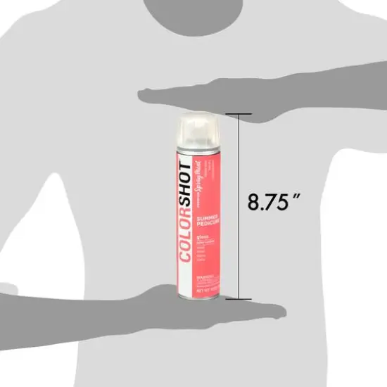 COLORSHOT&reg; Premium Gloss Spray Paint Summer Pedicure {7}
