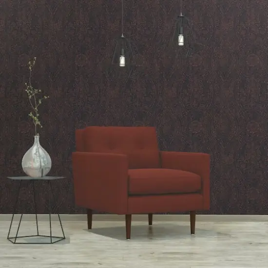 RoomMates Ornate Ogee Peel & Stick Wallpaper Purple and Black {5}