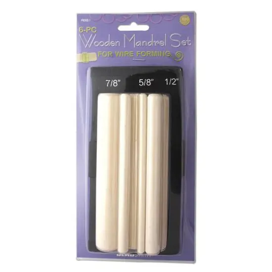 The Beadsmith&reg; Wooden Mandrel Set {4}