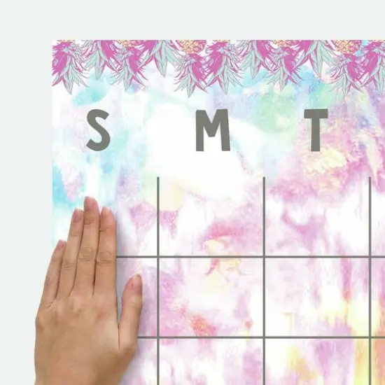 RoomMates Tie-Die Dry Erase Calendar Peel & Stick Wall Decal {5}
