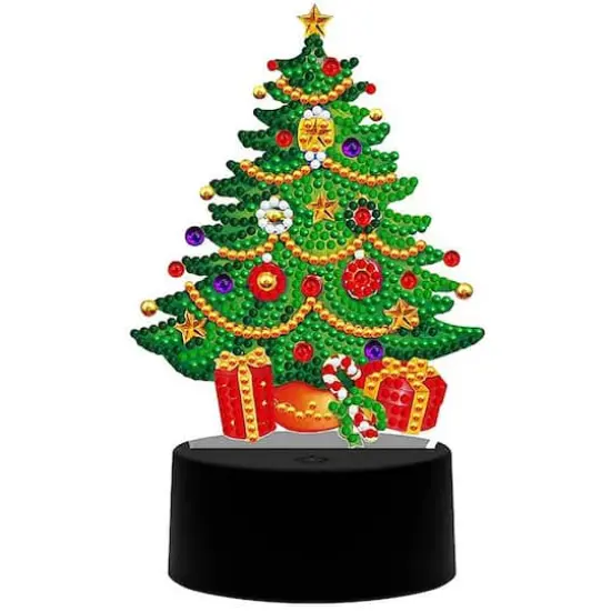 Sparkly Selections Christmas Tree Lamp Diamond Art Kit {3}