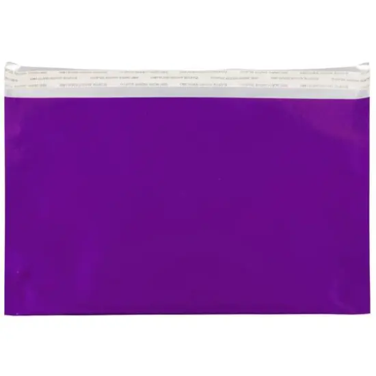 JAM Paper 6.125" x 9.5" Foil Self Adhesive Closure Envelopes, 25ct. Purple {2}