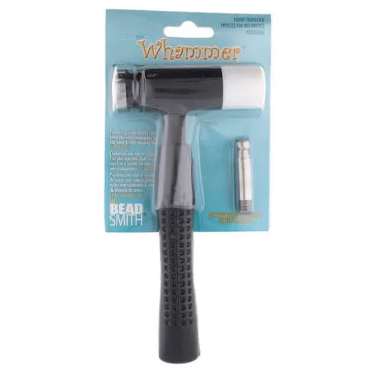The Beadsmith&reg; Whammer&reg; Interchangeable Nylon Head & Dapping Head Hammer {1}