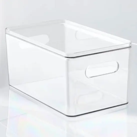 Small Clear Stacking Plastic Bin with Lid by Simply Tidy&reg; {9}