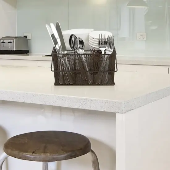 Sorbus Steel Mesh Utensils Caddy Bronze {5}