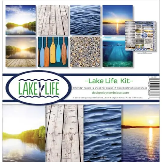 Reminisce Collection Kit 12"X12"-Lake Life {3}