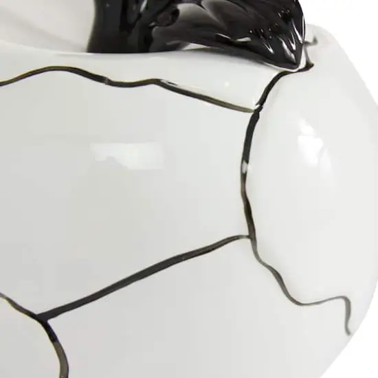 Set of 2 White Dolomite Contemporary Sculpture, 6", 9" {4}