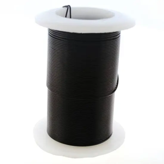 The Beadsmith&reg; Wire&trade; Elements 22 Gauge Tarnish-Resistant Wire Black {6}