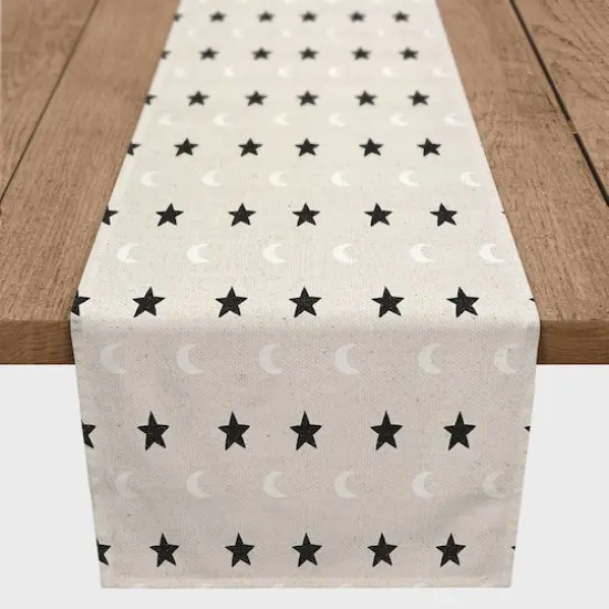 90" Moon And Stars Poly Twill Table Runner {4}