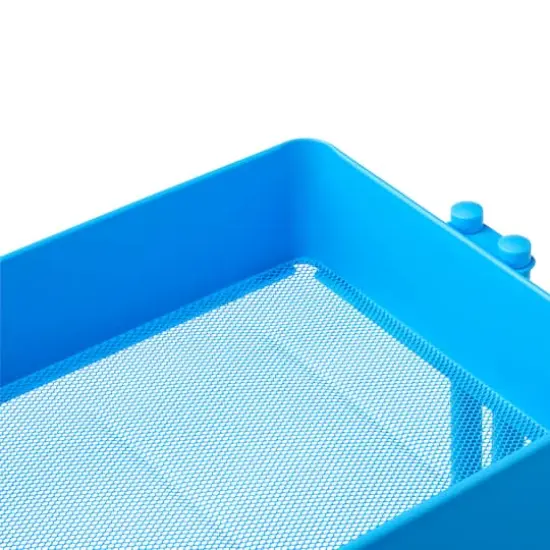 Lexington 3-Tier Rolling Cart by Simply Tidy&reg; Cerulean {6}