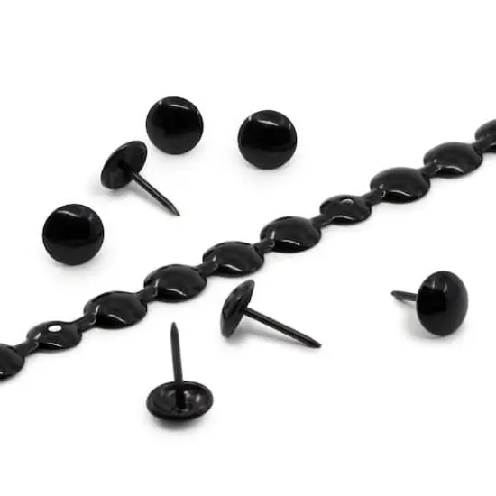 Dritz&reg; Home 7/16'' Decorative Nailhead Trim Black {4}