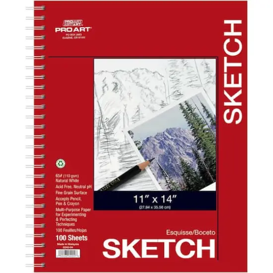 Pro Art Sketch Pad, 11" x 14" {1}