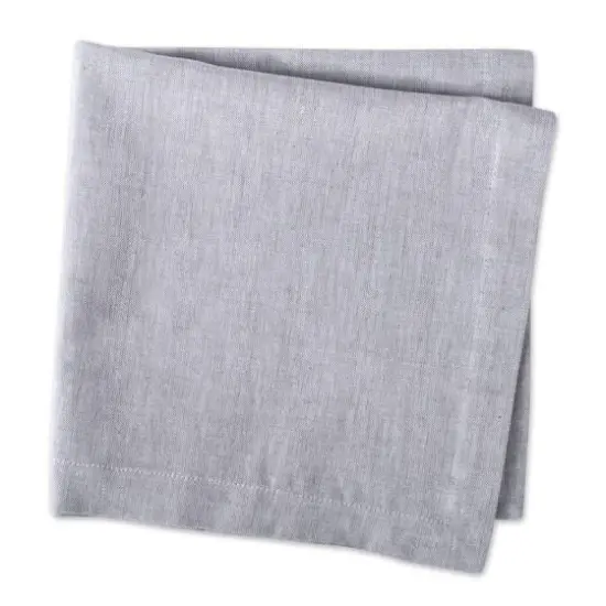 DII&reg; Solid Chambray Oversized Napkin, 6ct. Gray {7}