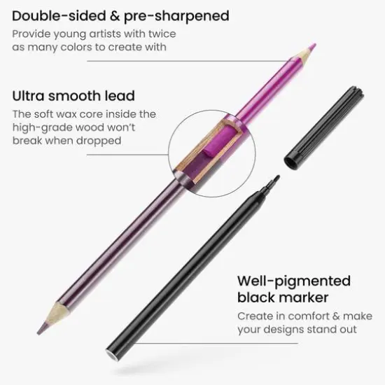 Arteza&reg; Kids Water Animals Coloring Book Kit {5}