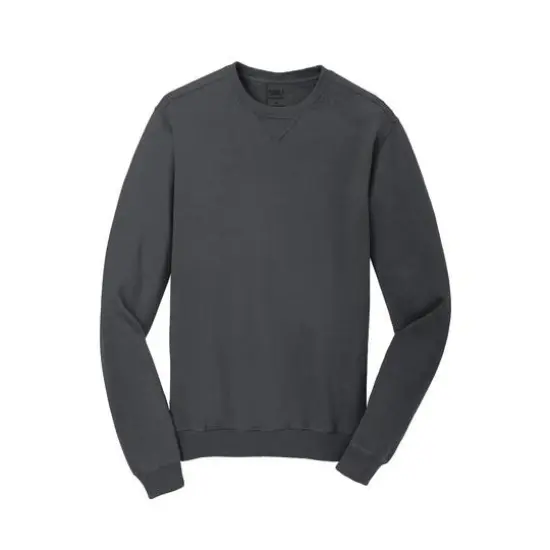 Port & Company&reg; Beach Wash&reg; Garment-Dyed Sweatshirt Coal {1}