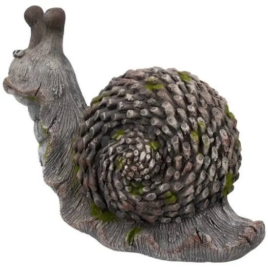 15" Slowpoke Snail Outdoor Garden Statue {6}