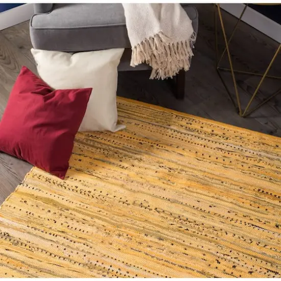 DII&reg; Multi Mustard Rag Rug, 4ft. x 6ft. {3}