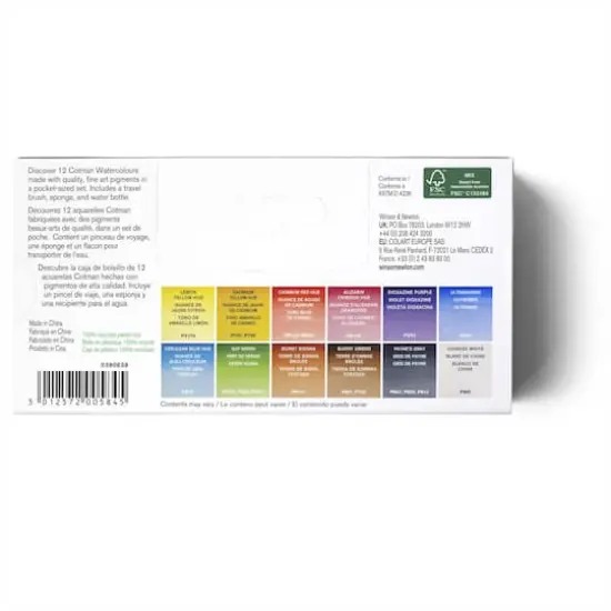 Winsor & Newton&trade; Cotman Watercolour&trade; 12 Color Field Pocket Set {7}