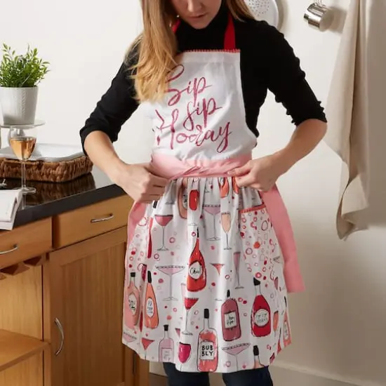 DII&reg; Pop Fizz Home Collection Sip Sip Hooray Apron {4}
