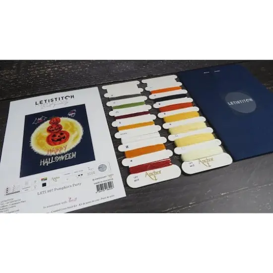 Letistitch Pumpkin's Party Counted Cross Stitch Kit {9}
