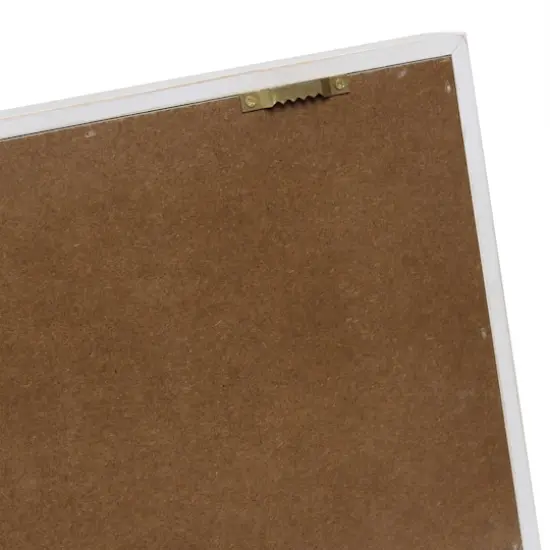 Elegant Designs Interchangeable Symbol Home Framed Sign White Wash {9}