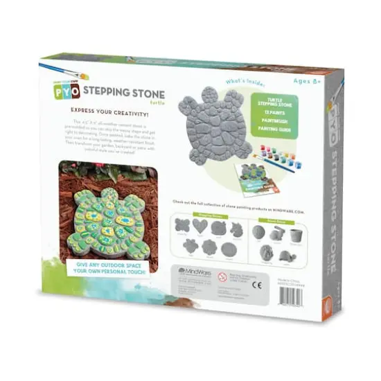 Paint Your Own Stepping Stone - Turtle {4}