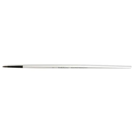 Simply Simmons Extra-Firm Synthetic Long Handle Round Brush {1}