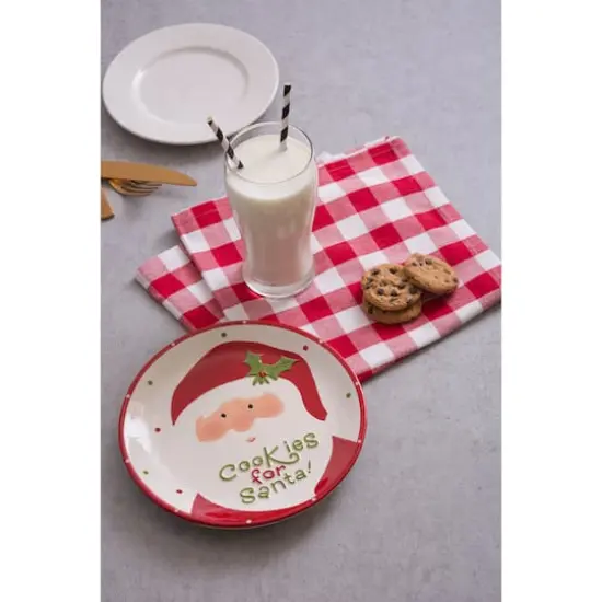 DII&reg; 8" Ceramic Cookies for Santa Plate {7}