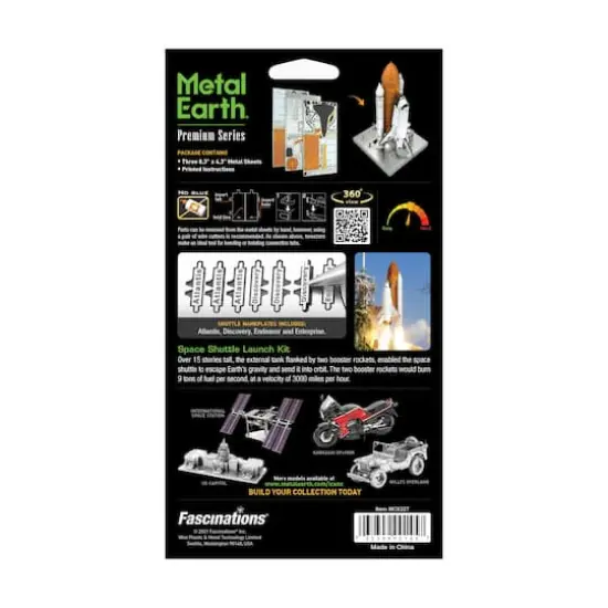 Metal Earth Premium Series ICONX 3D Metal Model Kit - Space Shuttle Launch Kit {4}