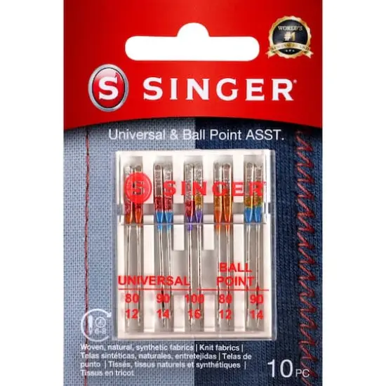 SINGER&reg; Universal Regular & Ball Point Sewing Machine Needles, 10ct. {1}