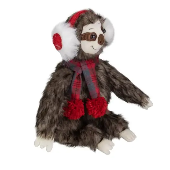 12" Plush Sitting Sloth Tabletop Decoration {5}