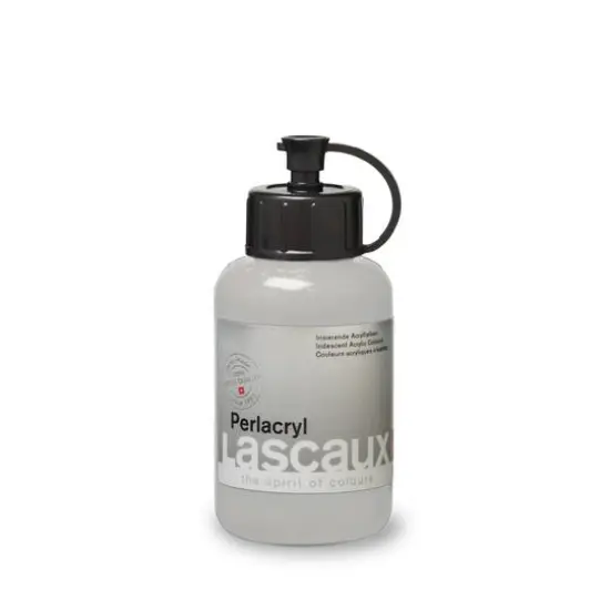 Lascaux Pearlacryl Paint, 85mL 213 Pearl White {1}