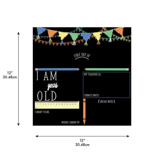 RoomMates Last or First Day of School Banner Double-Sided Chalkboard {5}