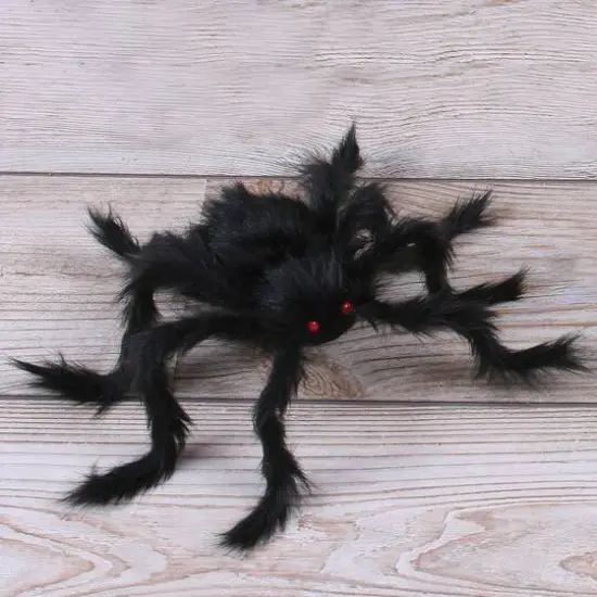 30" Black Hairy Poseable Spider by Ashland&reg; {3}