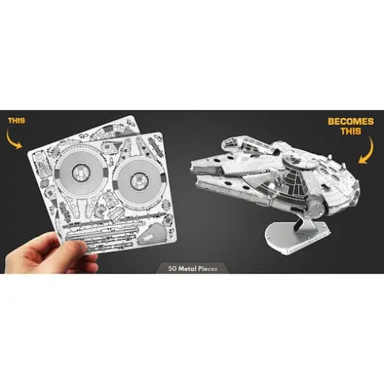 Metal Earth&reg; Star Wars&trade; Millennium Falcon&trade; Steel Model Kit {8}