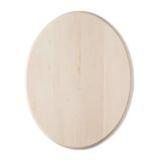 Basswood Oval Plaque by Make Market&reg; {1}