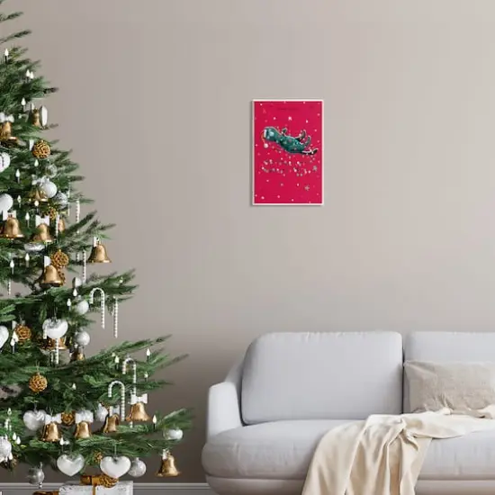 Stupell Industries Feline Festive Christmas Cat Wall Plaque Art {3}