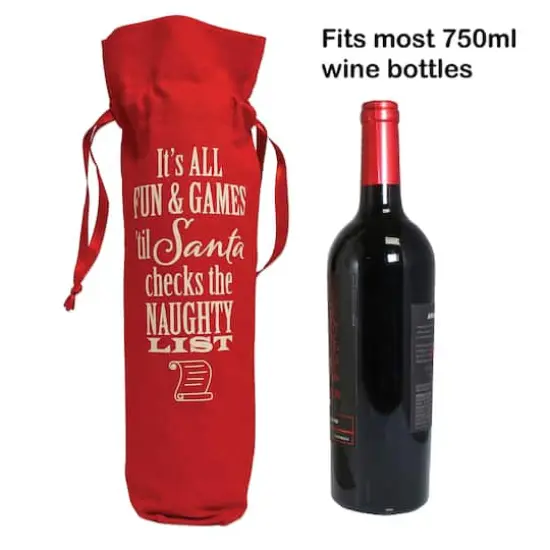 Personality Case&trade; Red Fun & Games Wine Bag {6}