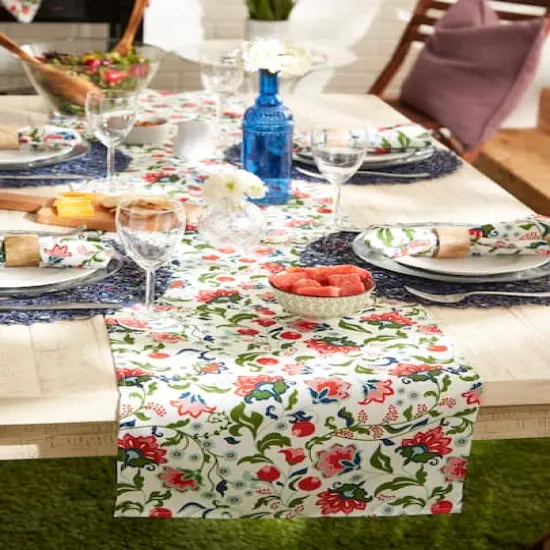 DII&reg; Garden Floral Print Outdoor Table Runner {7}