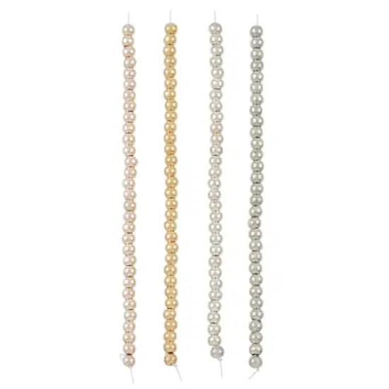 Multicolor Metal Round Beads, 4mm by Bead Landing&trade; {4}