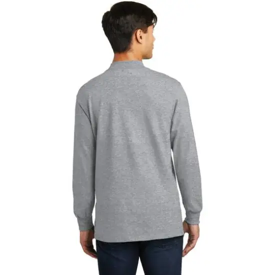 Port & Company Essential Mock Turtleneck Athletic Heather {6}