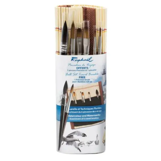 Rapha&euml;l Precision Mini Brush Travel Set {1}