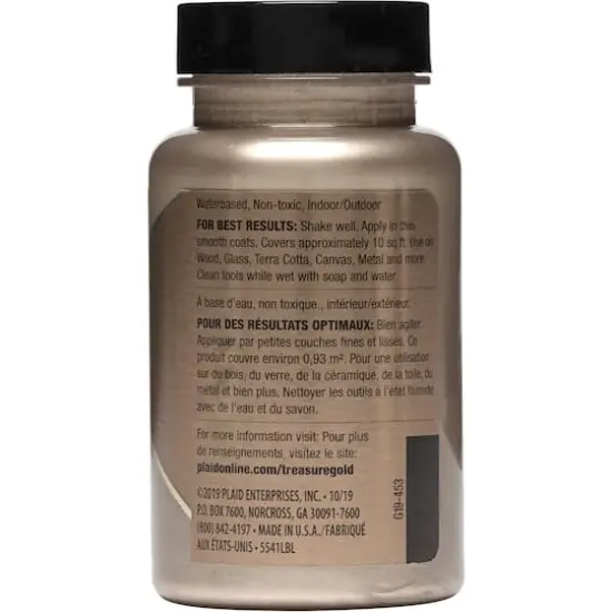 FolkArt&reg; Treasure Gold&trade; Metallic Paint Mayan Gold {4}