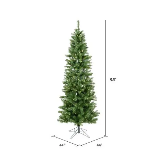 9.5ft. Pre-Lit Salem Pine Artificial Christmas Tree, Warm White Dura-Lit&reg; LED Lights {5}