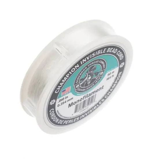 Gudebrod 1/100" x 164ft. Monofilament Champion Invisible Bead Cord {3}