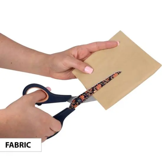 SINGER&reg; Paisley Polka Dot Printed 8.5" Fabric Scissors & 5.5" Detail Craft Scissors Set {11}