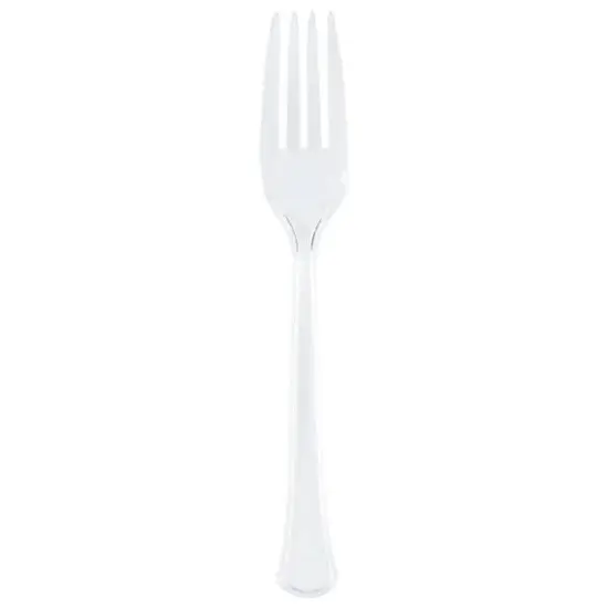 JAM Paper Premium Utensils Plastic Forks Party Pack, 48ct. Clear {3}