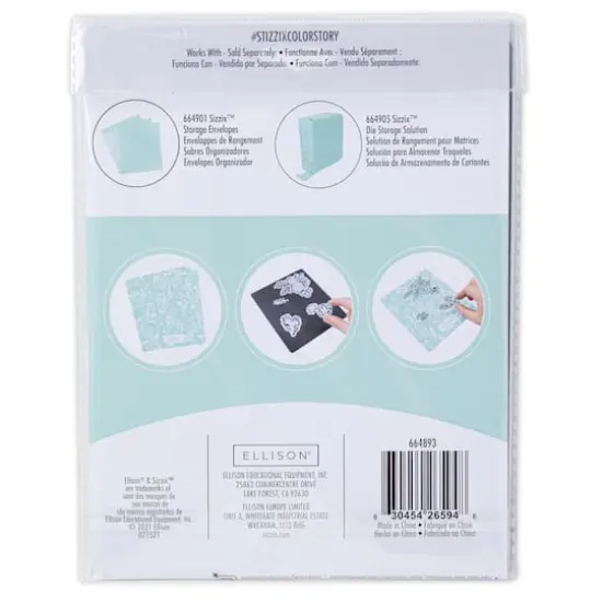 Sizzix&trade; Mint Julep Printed Magnetic Sheets, 3ct. {3}